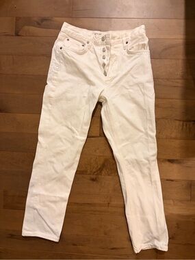 Agolde White Jeans
